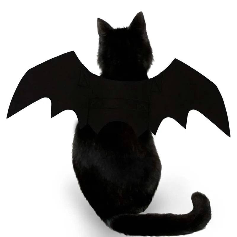 

Halloween Pet Dog Cat Bat Wing Costume Puppy Kittens Black Felt Bat Wing For Halloween Party Masquerade Decor Costume Accessory