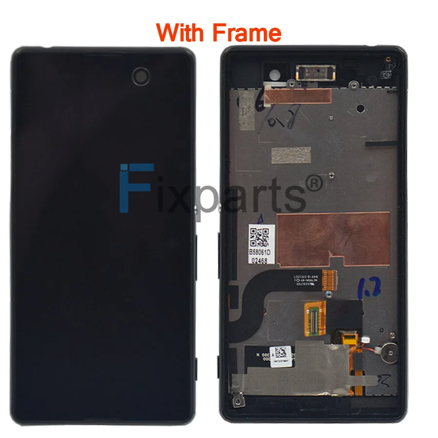 For Sony Xperia M5 LCD Display Touch Screen Digitizer Assembly With Frame E5603 E5606 E5653 Replacement For 5.0 SONY M5 LCD (3)