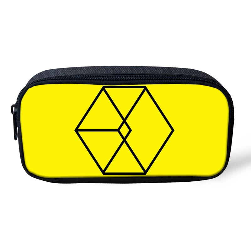 Школьная сумка EXO письмо логотип напечатан рюкзак Детская Мода Mochila девочек для