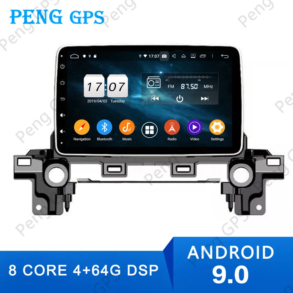 

Car Radio Screen for MAZDA CX-5 2017 GPS Navigation Recorder Headunit Multimedia Player Android 9 DSP 4+64G