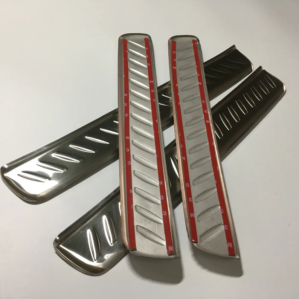 For Kia Carens 2013 2014 2015 Accessories NEW!! 4pcs S.Steel Upper Door