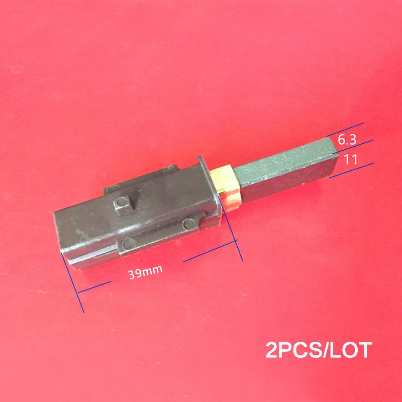 Мм 6,3*11*32 мм Электрический Пылесос Мотор Угольная щетка, держатель угольной щетки, высокое качество - Цвет: Carbon brush holder