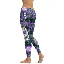 Leggings mulheres yoga roupas esportivas parágrafo como mulheres taro das Mulheres impresso leggings yoga pants sweatpants 2018