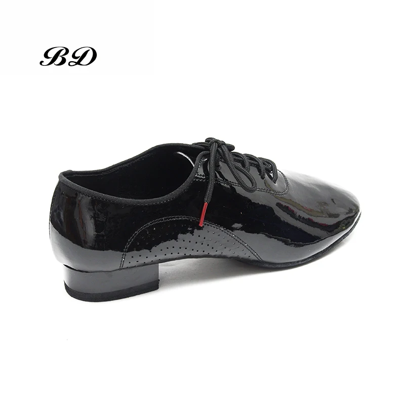 $44.7 Salsan Men Shoes Top Latin Dance Shoes Ballroom Shoe Modern Gb Waltz Friendship Patent Leather