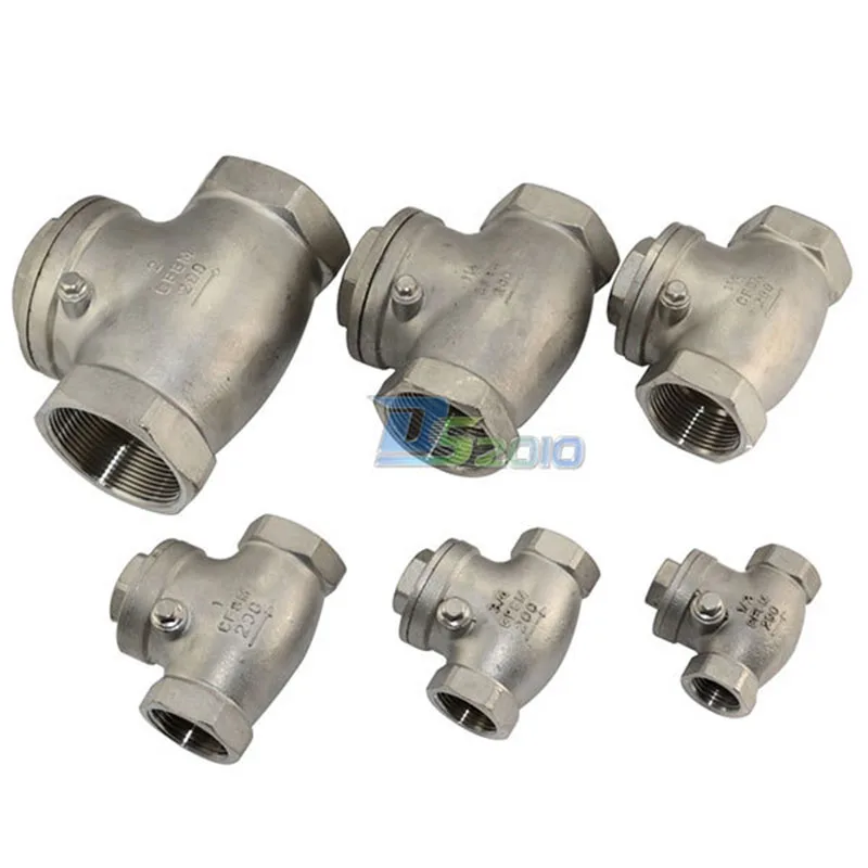 Megaron BSPT 1 "DN25 PN16 CF8M резьбовой обратный клапан 200PSI нержавеющая сталь SS316 женский
