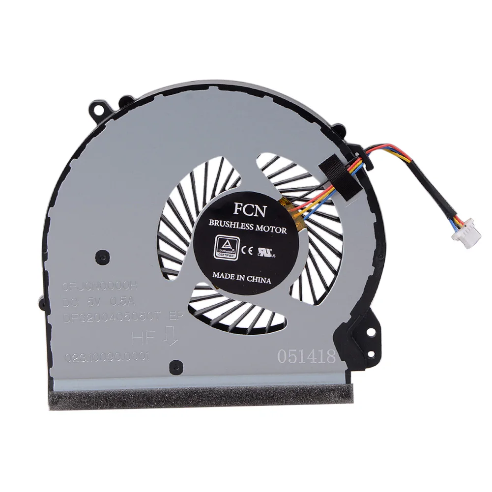 

1pcs 4 Pin Notebook Computer Cooler Fans Laptops Replacement Accessories For HP 17-X Notebook Cooling Fans