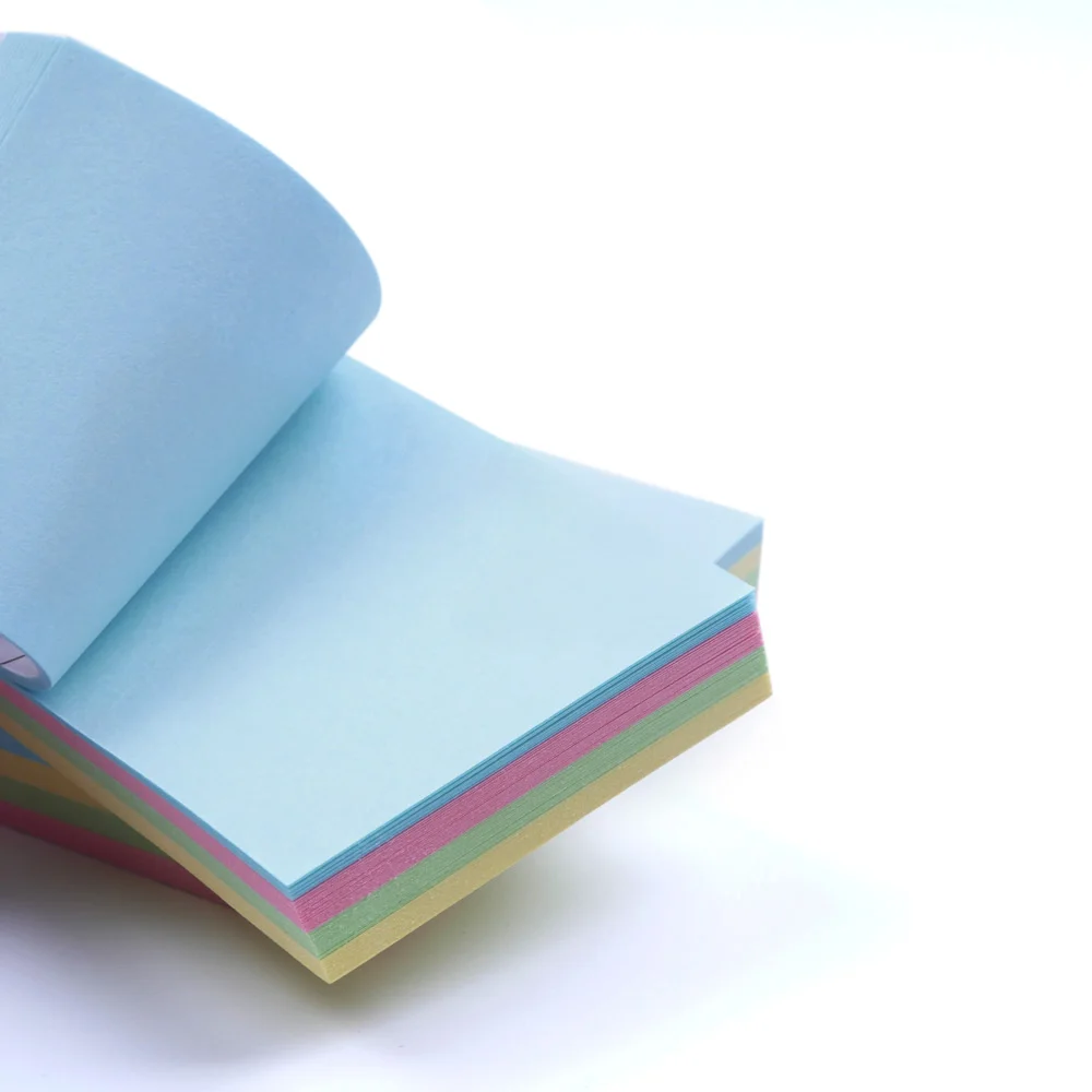 1 шт. сплошной цвет прямоугольник блокнот клейкая бумага для заметок наклейка Подарочный блокнот канцелярские принадлежности Escolar Papelaria