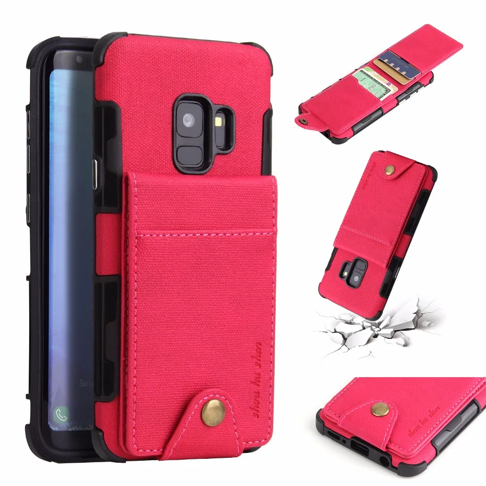 Luxury Buckle up and down Wallet case Total package side thick business For Samsung series Flip-open cover Phone Case |