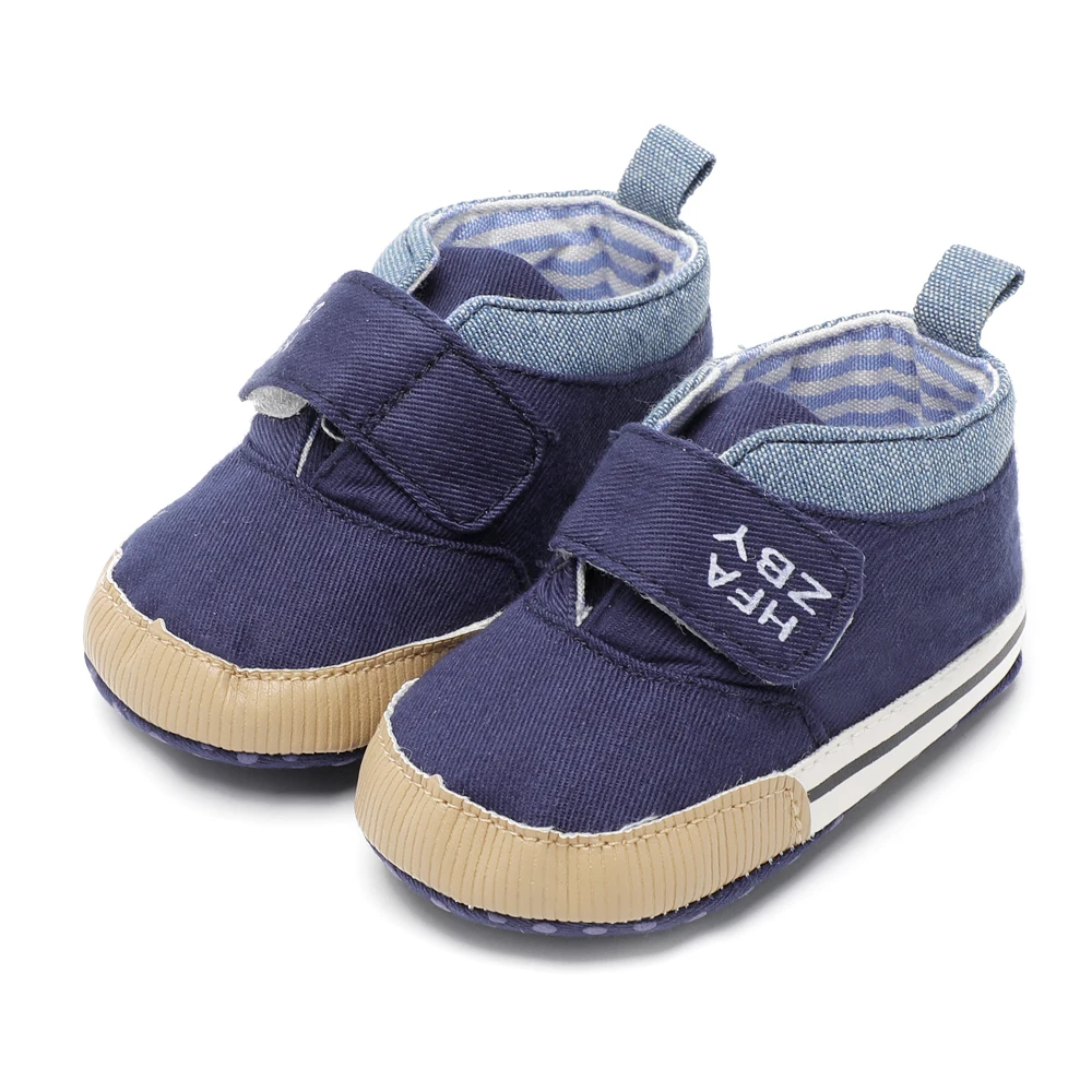 

Stylish Baby Sneakers Unisex Solid Newborn Boy Girls Canvas Non-slip First Walkers 0-18 months 2 Color Spring Shoes