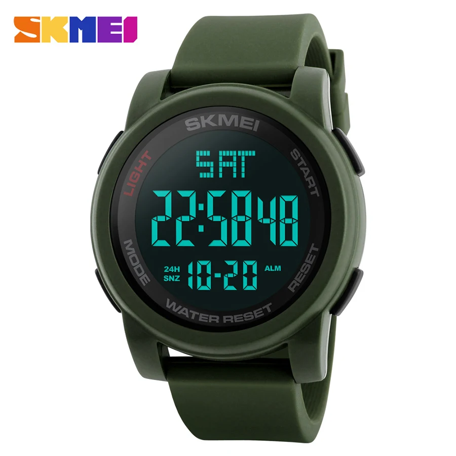 SKMEI Fashion Men Military Outdoor Sports Watches Waterproof Relojes Electronic LED Digital Wristwatches Clock Relogio Masculino skmei sports watches men outdoor shock chrono military watch dual time waterproof led digital wristwatches relogio masculino