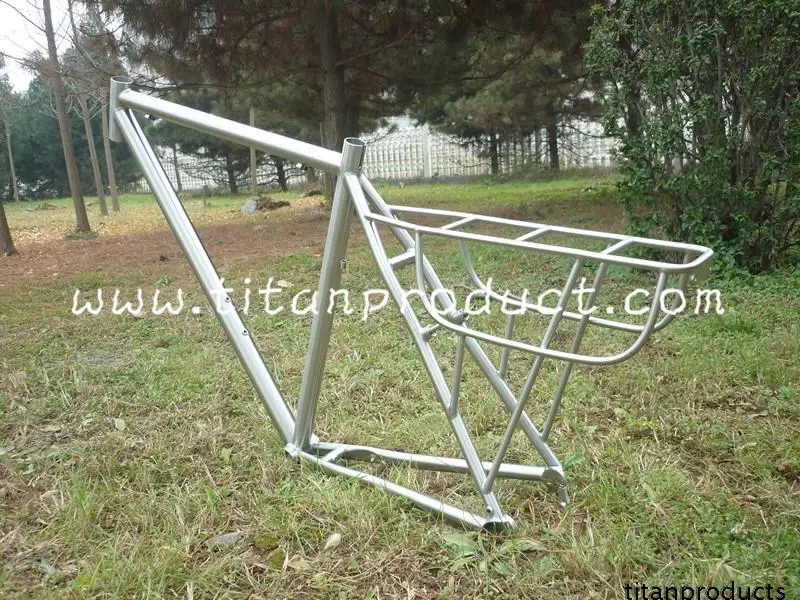 Perfect Titanium cross/touring bicycle frame with welded rack 3 Perfect Titanium cross/touring bicycle frame with welded rack 3
