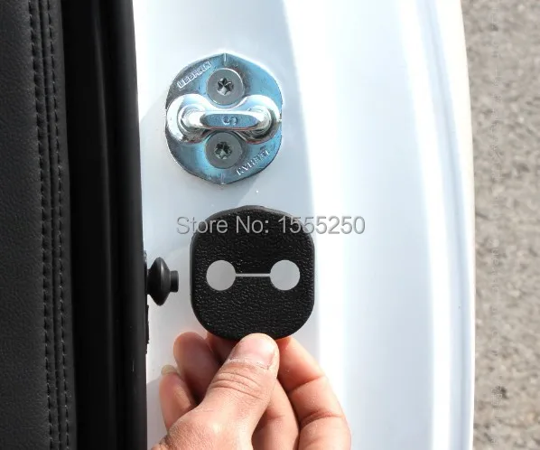 Автоматический дверной замок с пряжкой, амортизирующее устройство pad для hyundai нового santa fe ix45, kia K3, sorento 2013,4 шт./лот, автомобильные аксессуары