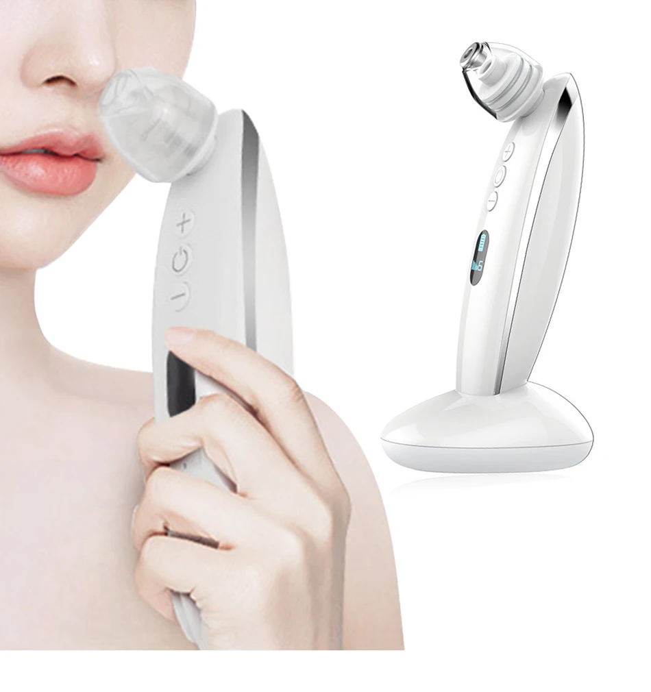 Removedor de Cravo para o Rosto Máquina de Sucção a Vácuo Ferramenta Cravo Acne Pimple Remover Extractor Pore Cleaner Limpeza Profunda Facial 8 High Quality Beleza e saúde