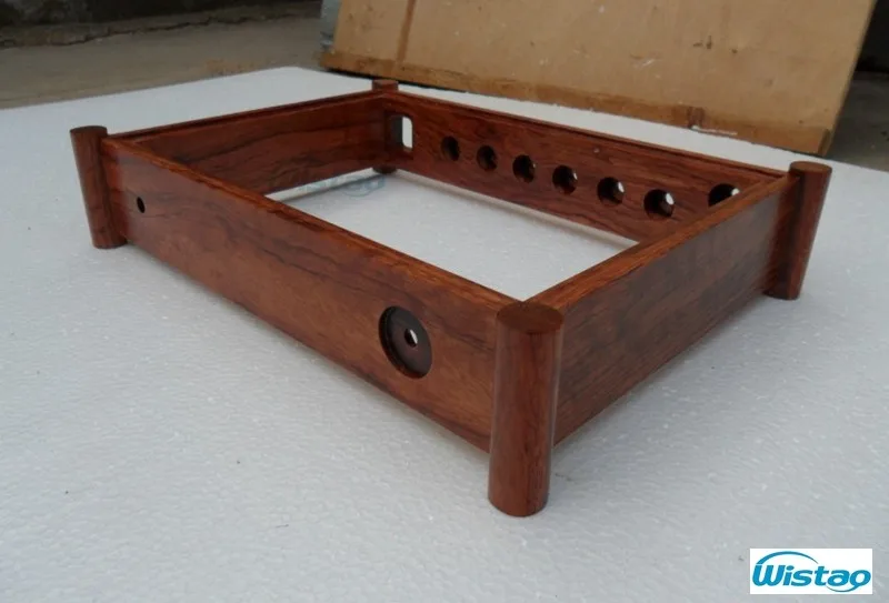 DIY 木製ケース チューブ アンプ シャーシ 400X250X80 ブラジリアン