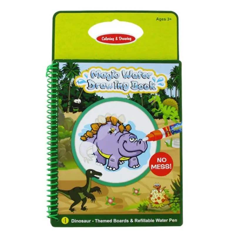 Волшебная книга для рисования воды дети раскраска с магией стило перьевое доска для рисования Juguetes для детей Образование Рисование игрушки