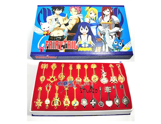 fairy tail lucy keys set