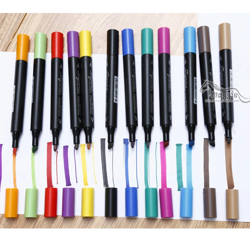 10 Different Degree Brown Colors Environmental Acohol Based Ink Professional Sketch Marker Architectural Design Art Marker