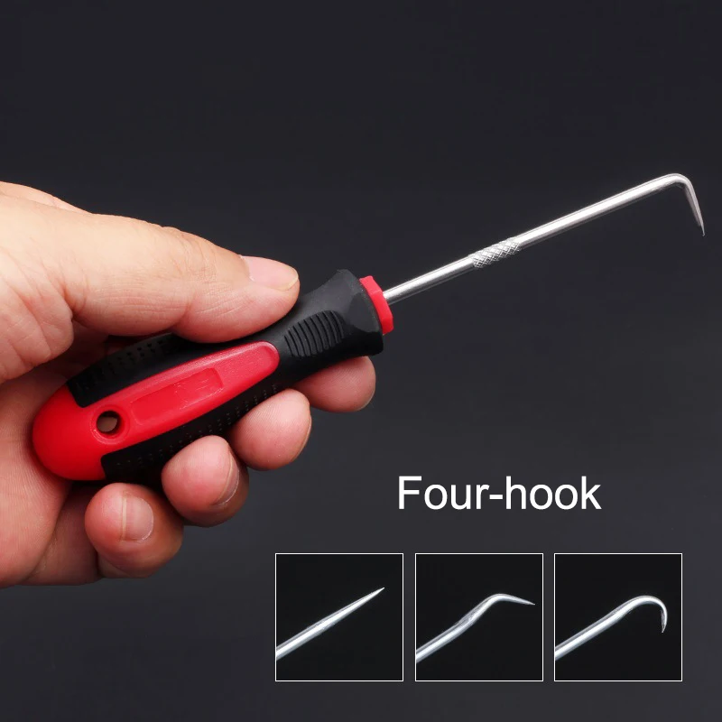 

4 Pcs Pick+Hook Set O Ring Seal Remover Tools Extra Long Car Automotive Mechanic YAN88