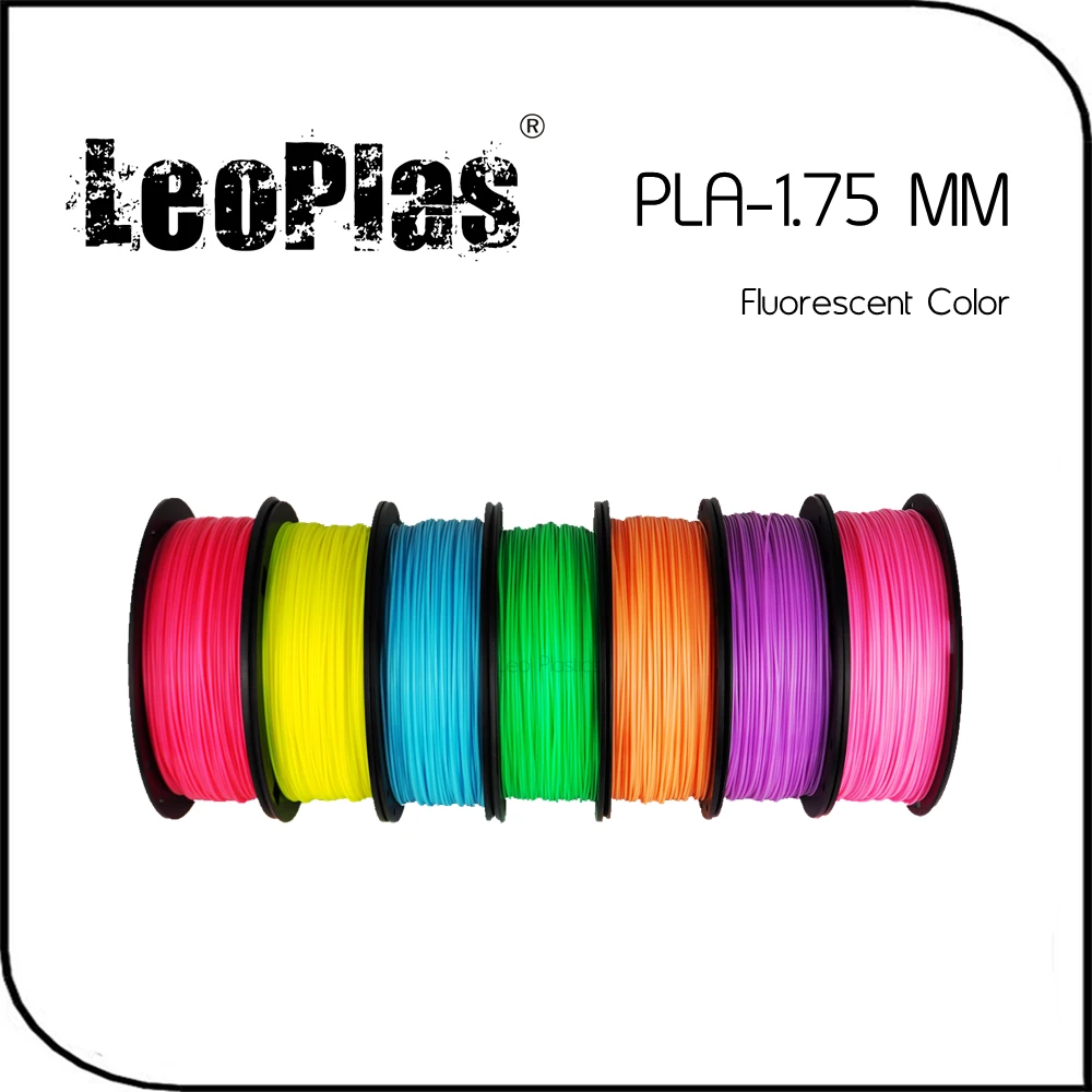 Worldwide Fast Delivery Direct Manufacturer 3D Printer Material 1kg 2 2lb 1 75mm Fluorescent Color PLA