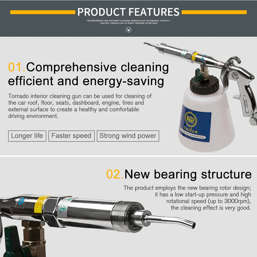 Knilca новости z-020 высокого качества большой bearring трубка tornado r пистолет для автомойки Автомойка tornado пистолет