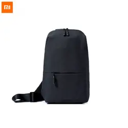 Оригинальный Xiaomi Рюкзак городской Досуг нагрудная сумка для мужчин женщин маленький размер плеча Тип унисекс рюкзак для камеры DVD телефоны