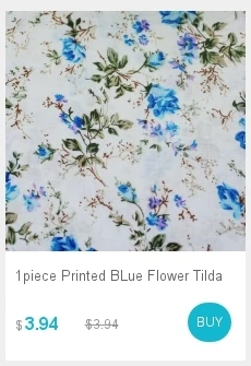 Hlaf метр 150*50 см хлопок белый с синими цветами Цветочный Ткань Лоскутное шитье Тильда Ткань, ткани для крафта PB248