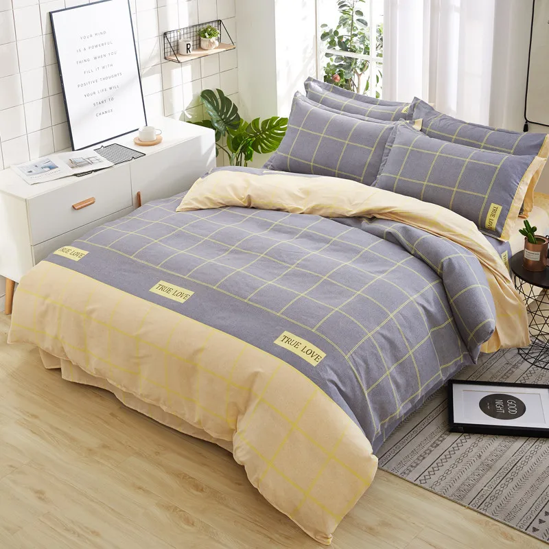 

Klonca luxury bedding set cotton sheet autumn bed set countriside comforter bedding set