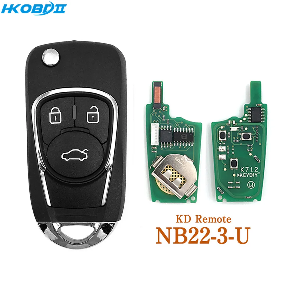 

HKOBDII KEYDIY Original KD NB22-3 NB Series Universal Multi-function For KD900/MINI KD/URG200 Key Programmer NB Series Remotes