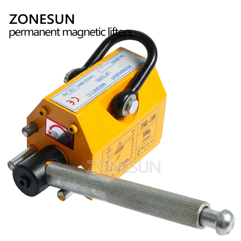 ZONESUN 0 1 T (100 кг) стальной листовой кран подъемник металлический материал