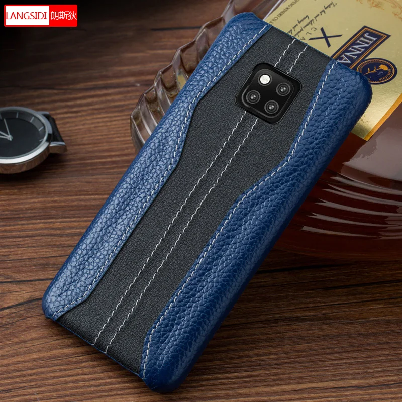 Подлинная Кожаный чехол для huawei mate 20 20Pro 30 10 pro Lite 9Pro плюс honor V20 Nova 4 3 P SMART 2019 телефон