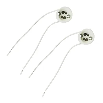 

Lamp Holder 10PCS LED Strip Connector GU10 Socket For Halogen Ceramic Light Bulb Lamps Holder Base Wire Connector
