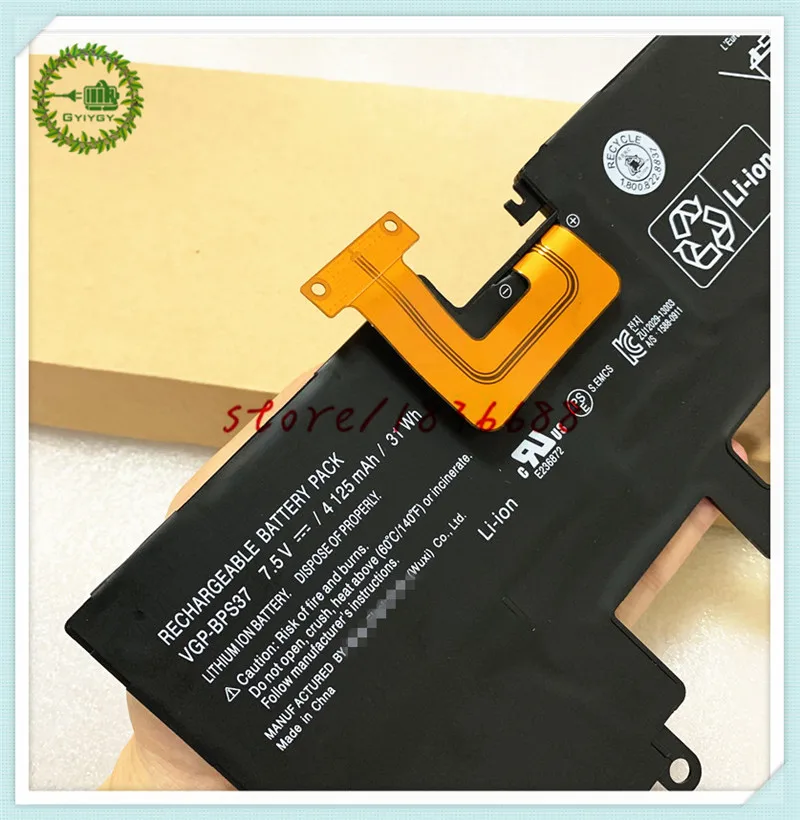 Аккумулятор для ноутбука GYIYGY 7 5 в 4125 мАч фотоаккумулятор Sony SVP11 Pro11 Pro 11 P11226SCBI P11217SCS