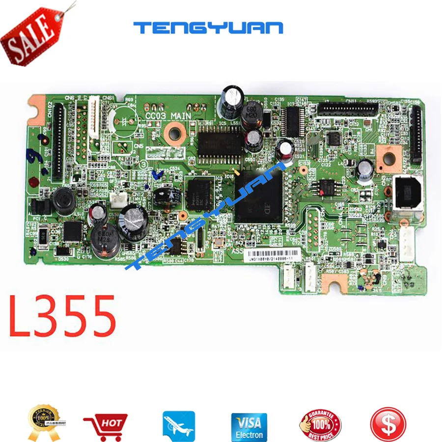 Placa base Original formateadora para Epson L355, L455, L555, L565, Tablero  Principal, piezas de impresora|Piezas de impresora| - AliExpress