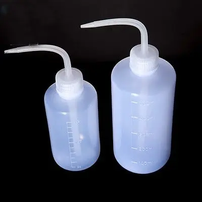 250 мл пластиковые LDPE лабораторные Татуировки мыть соковыжималка измерительная