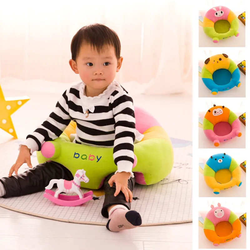 Baby Seats & Sofa With Cover And Filling Baby Chair Toddler Children Washable Kids Bag Cartoon Skin Upscale kids