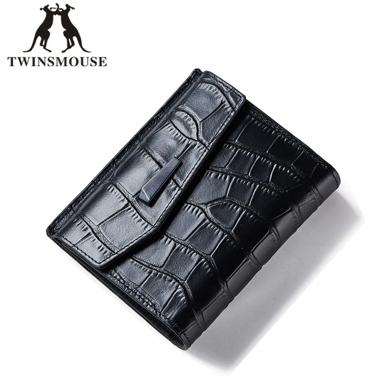 Fashion short paragraph multi-card wallet Simple trend ladies wild High capacity buckle bag |