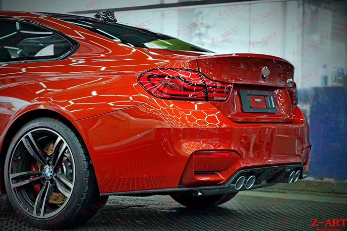 Z-ART aerokit из углеродного волокна для BMW M3 M4 2013-19 комплект кузова из углеродного волокна для BMW M3 M4 F80 F82 F83 комплект настройки углеродного волокна