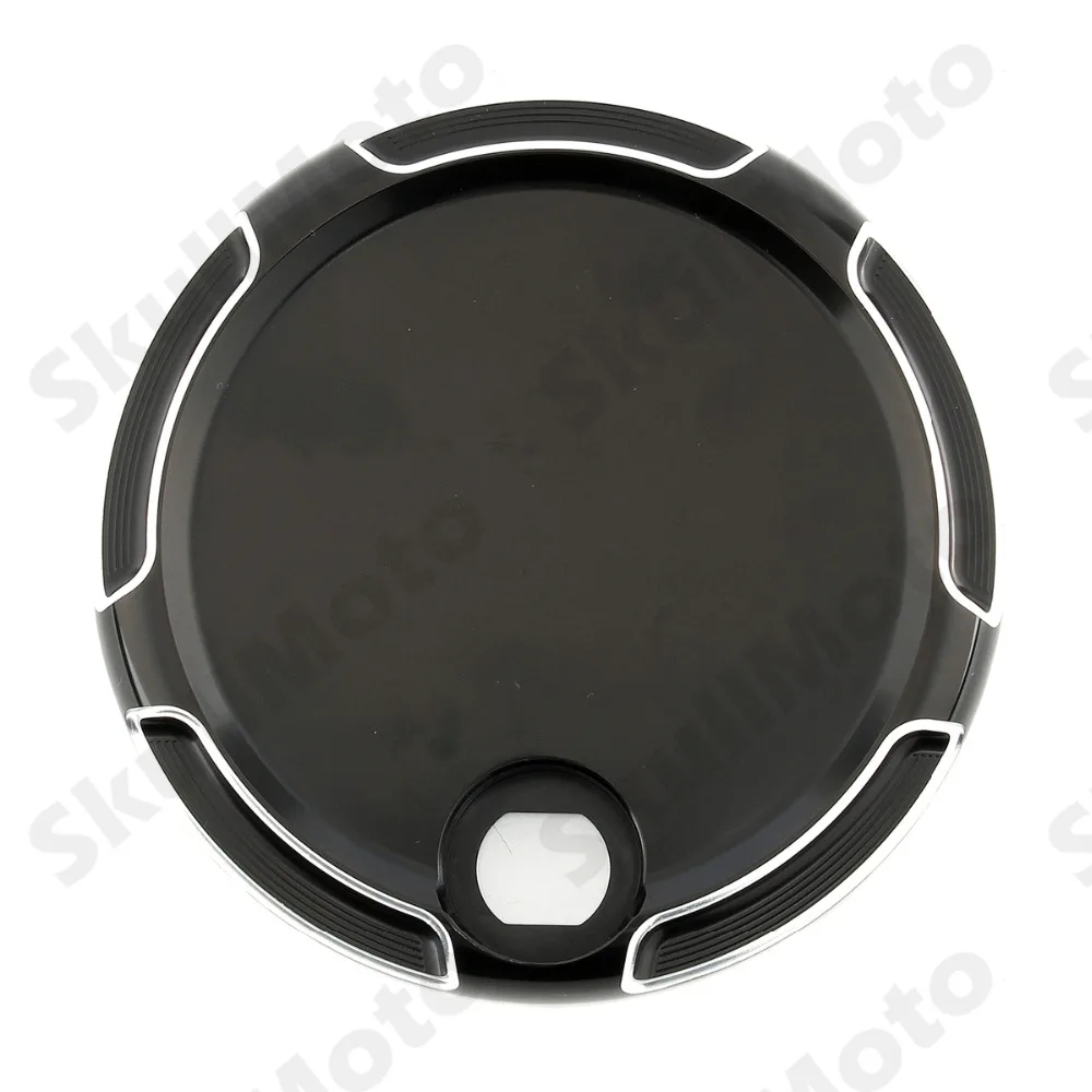 Motorcycle Bike Black Fuel Gas Door Cover For Harley Touring Electra