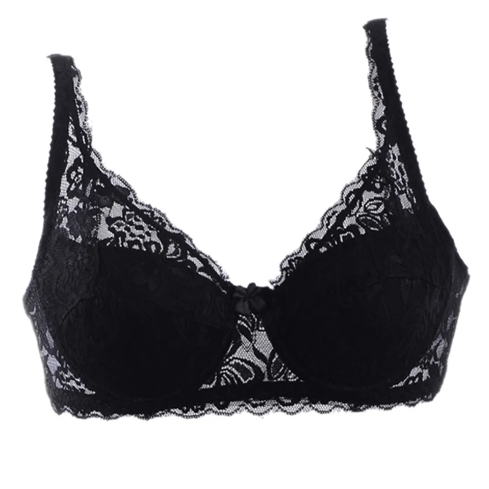 

Hot Women Sexy Underwire Padded Up Embroidery Lace Bra 32-40B Brassiere Bra Push Up Bras