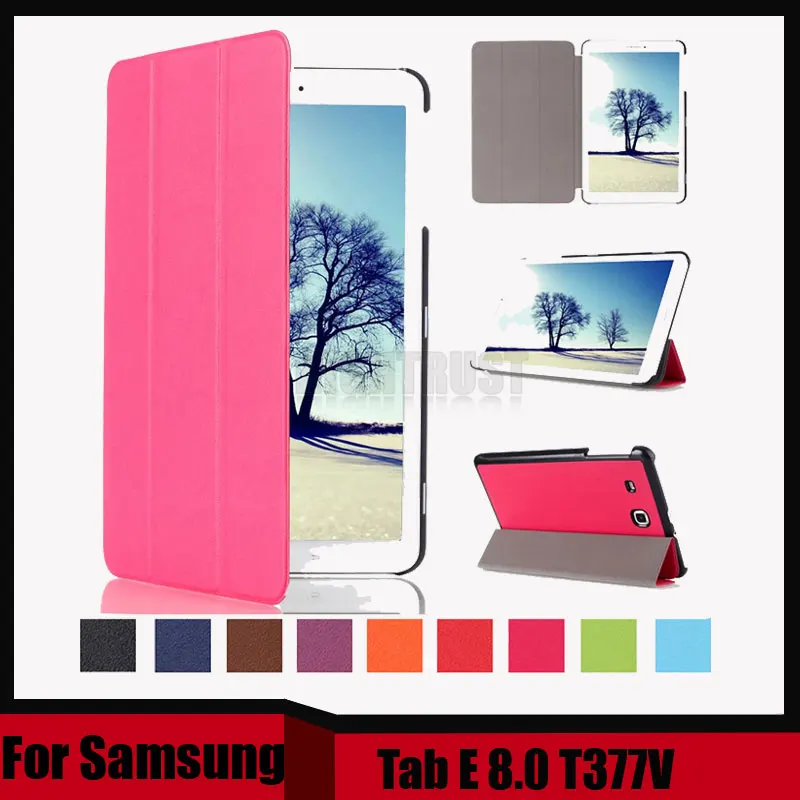 pu Leather Sleep/Wake up Cover Stand Case for Samsung Galaxy Tab