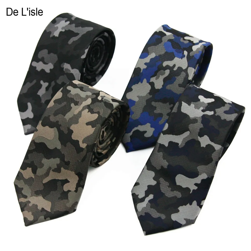 obvio Gracias accesorios Corbata delgada de camuflaje militar Jacquard para hombres, corbata  delgada, corbata de camuflaje estrecha, microfibra Nano impermeable, regalo  de moda, nuevo diseñador - AliExpress