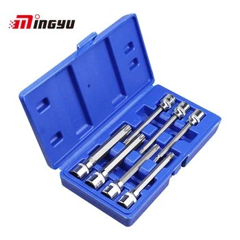 

7Pcs 3/8inch Torx Star Bit Socket Set Drive Extension Socket Adapter Hand Tools Rod Shank Long Handle Screwdriver Tip Holder