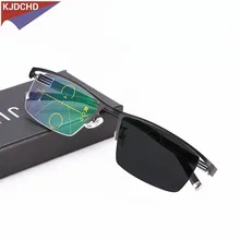 Модные переходные фотохромные солнцезащитные очки прогрессивные очки для чтения мужские Мультифокальные очки для чтения дальний прицел диоптрий