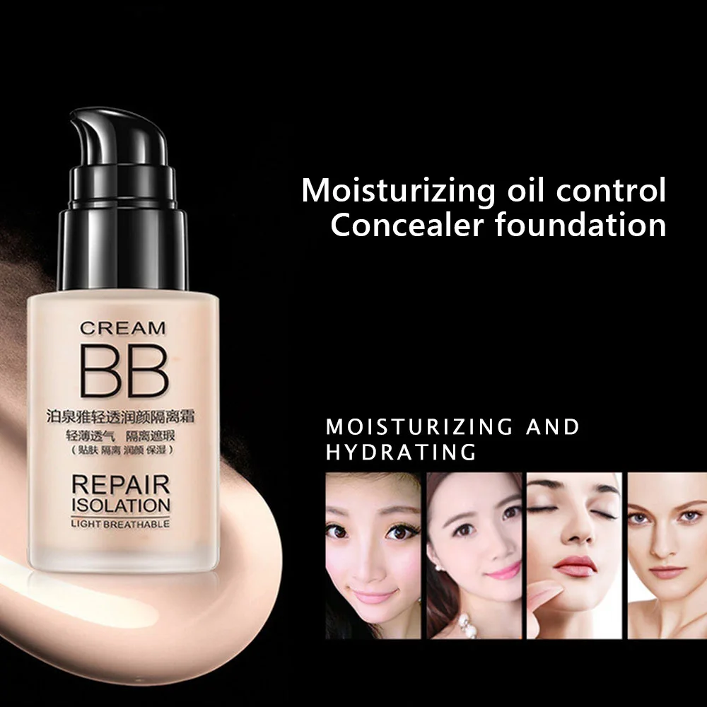 Makeup BB CC Cream Glow Kit Liquid Foundation Long Lasting Full Cover Concealer Brightening Waterproof Beauty Cosmetic |