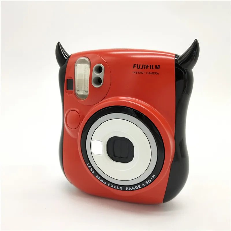 Fujifilm little devil Instax Mini 25 мгновенная Камера Встроенная зеркальная вспышка для селфи двойные жалюзи автоматический всплывающий объектив мгновенная камера