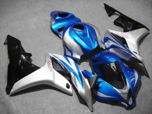 Верхняя Серебряная деталь для CBR600RR F5 07 08 CBR 600RR 2007 2008 CBR600 комплект обтекателей
