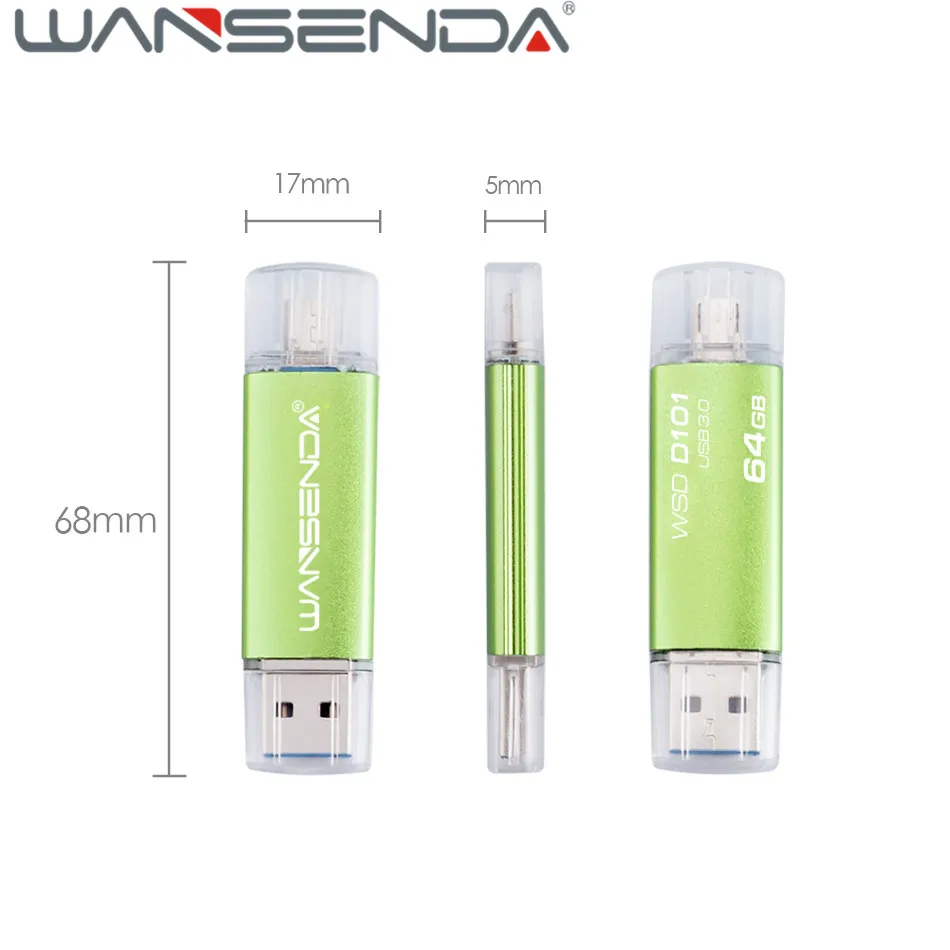 WANSENDA USB флеш накопитель 256 ГБ 128 Гб 64 USB3.0 OTG 32 Флешка 16 8 флешка Android карта памяти| |