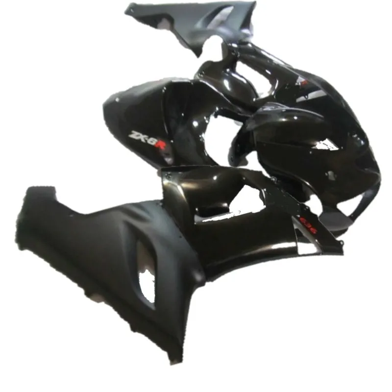2005 2006 все черные со словом bodowork набор ZX6R 05 06 для Ninja 636 Бесплатная Настройка наборы