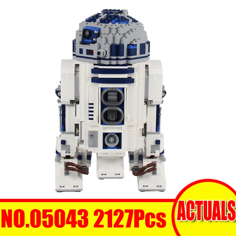 

Lepin 05043 2127Pcs Star Wars Figures The R2-D2 Robot Building Model Blocks Bricks Kits Set Toys For Children Compatible 10225