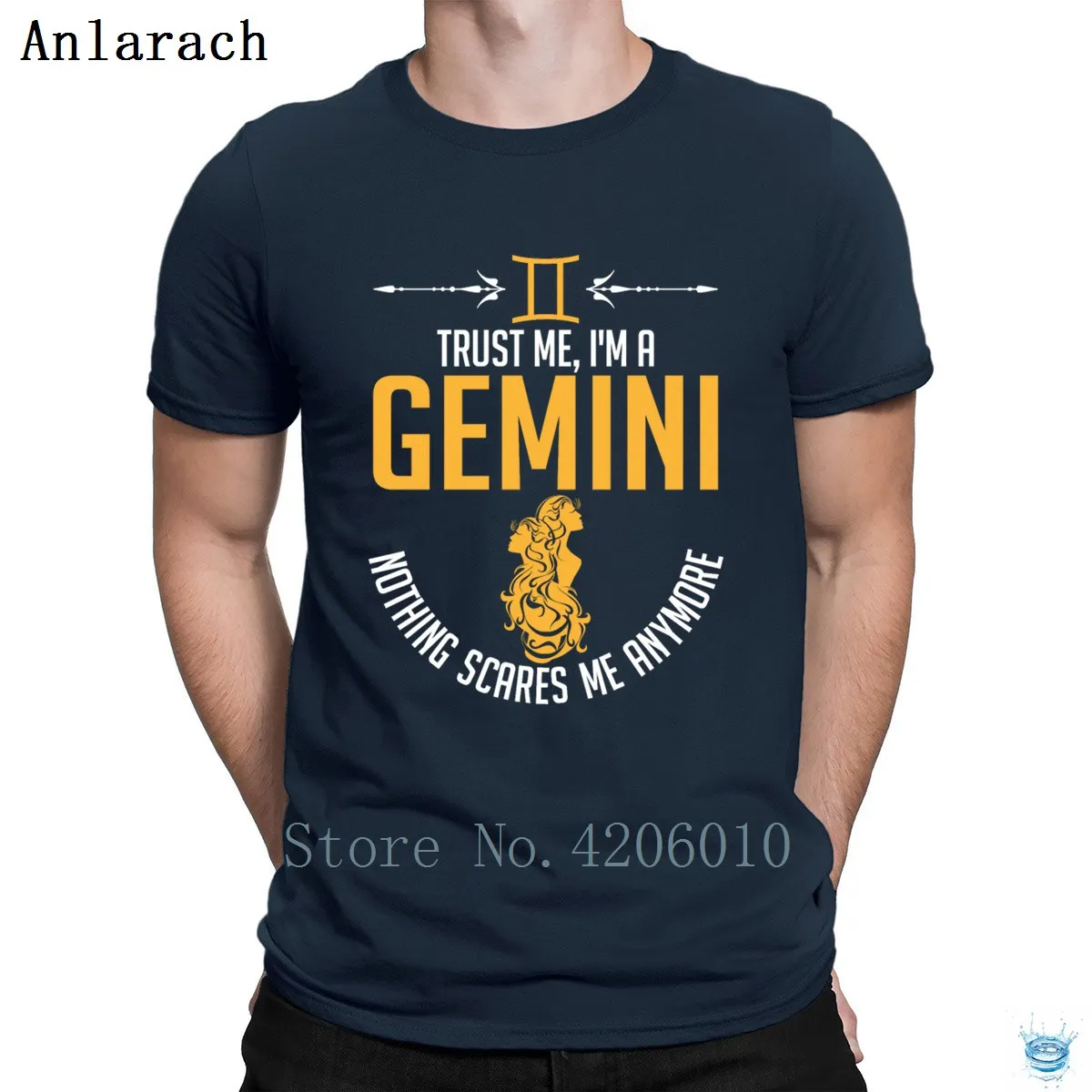 

Trust Me I'm A Gemini Nothing Scares Me Anymore Tshirts Fitted 2018 Plus Size 3xl T Shirt For Men Tee Top Super Anti-Wrinkle